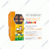 Marnys royal jelly protect junior propolis vitamins vitamini maticen mlec imunitet deca 