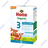 Holle Organic 3 follow on milk Organska posledovatelna formula od kravjo mleko, za mali deca, od 10 meseci