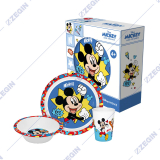 Disney Mickey Mouse Dinner (breakfast) set Miki Maus set za jadenje za momcinja, deca