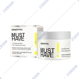 Gerovital Must Have Booster moisturizing sorbet-cream 2% Niacinamide+0.3% Hyaluronic acid niacinamid hijaluronska kiselina