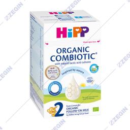 HIPP Organic combiotic follow-on milk from 6 months, 2, 300g posledovatelna formula za doencinja mleko za nad 6 meseci bebe