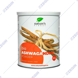 Natures Finest Bio Ashwagandha powder organic-vegan-raw organska asvaganda vo prav  