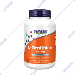 now L-Ornithine 500 mg fitnes amino kiselina ornitin