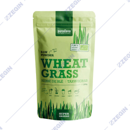purasana raw powder wheat grass organska pcenicna treva vo prav