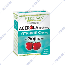 SUPERDIET Acerola 1000mg vitamin C 180mg +goji 125mg gogi гоџи godgi