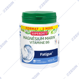 SUPERDIET Marine Magnesium Vitamin B6 90 tablets magnezium od morsko poteklo