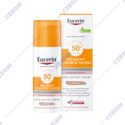 Eucerin 66870 SUN Protection Pigment Control Tinted Hyperpigmentation Face Sun Gel-Cream Medium SPF 50+, 50ml nijansiran krem gel za lice za zastita od sonce ,hiperpigmentacija