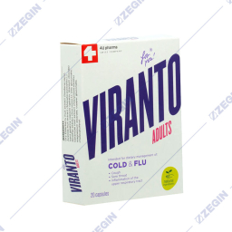 VIRANTO Adults for you cold & flu 20 capsules kapsuli za vozrasni