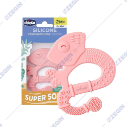 chicco silicone soft bristles for teething gels super soft Iguana Teether 2m+ pink color for girl silikonska glodalka iguana rozova rozeva boja za devojcinja zenski