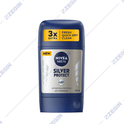 NIVEA Men Silver Protect antiperspirant 50ml stik za mazi