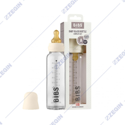 BIBS Baby Glass Bottle Complete 225 ml Ivory No. B1808BBNV Cat no. 5014216