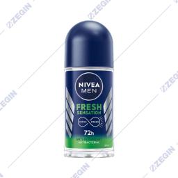 NIVEA Men Fresh Sensation 72h deo roll on antibacterial antiperspirant antibakteriski rolon za mazi