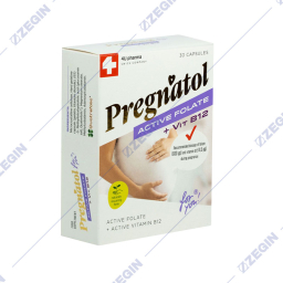 4u Pharma Pregnatol Active Folate + Vit B12 folna kiselina + vitamin B12
