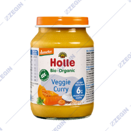 HOLLE Bio Organic baby jar veggie curry 190 g bebe deca kasa organska 