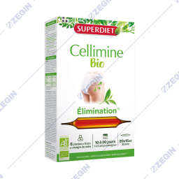 SUPERDIET Cellimine Bio organic 20 ampules organsko celimine za slabeenje