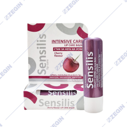 Galafarm Sensilis Intensive Care Lip Care Balm Cherry Flavour labelo, balsam za usni