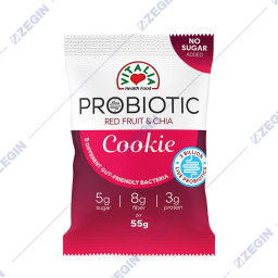 Vitalia Probiotic Red Fruit & Chia Cookie probiotsko kolace so crveno ovosje i cia