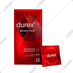 durex sensitive thin feel 12 condoms kondomi prezervativi