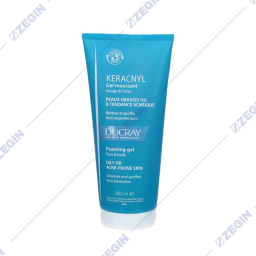 Ducray Keracnyl Gel Moussant - Foaming Cleansing face & Body wash gel 200 ml