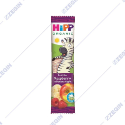 HIPP AL31362-03 Fruit Bar Raspberry in Banana Apple ovosen bar za deca so malina banana i jabolko