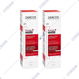 Vichy Dercos Energy + Aminexil niacinamide stimulating Anti Hair Loss Shampoo 200 ml+200 sampon protiv opaganje na kosata