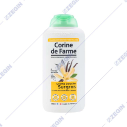 Corine De Farme Surgras shower cream with Madagascar Vanilla extract krem za tusiranje so madagarskarska vanila ekstrakt