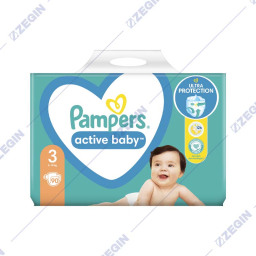 Pampers Active Baby 3, 6-10 kg, 90 pcs peleni za bebinja