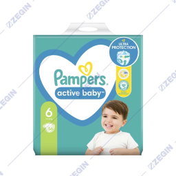 Pampers Active Baby 6, 13-18 kg, 56 pcs peleni za bebinja
