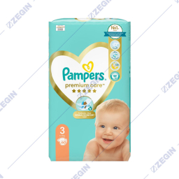Pampers Premium Care diaper 3, 6-10 kg, 60 pcs  peleni za bebinja