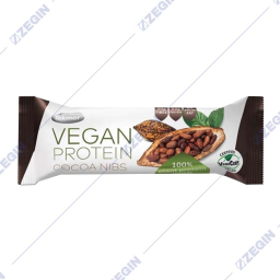 Tekmar Vegan Protein Cocoa Nibs proteinski bar so kakao zrna