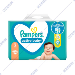 Pampers Active Baby 3, 6-10 kg, 90 pcs peleni za bebinja