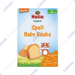 Holle Organic Spelt Baby Rusks Organski dvopek od spelta