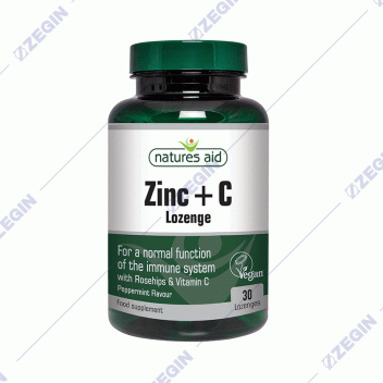 natures aid vitamin c Cink zinc pastili