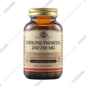SOLGAR choline-inositol 250 mg holin inozitol