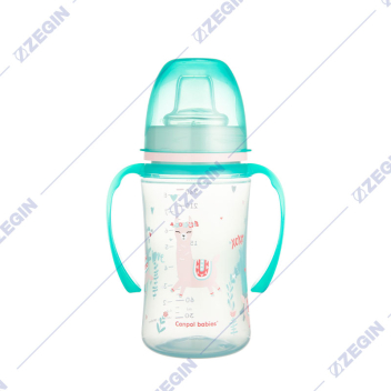 Non-spill cup with soft spout, 240 ml, 6+ Sweet fun, EXOTIC ANIMALS 35_208 sise casa nekapecka bebe dete