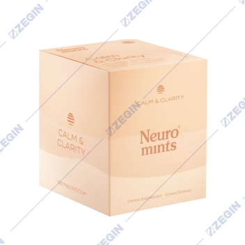 neuro mints calm&clarity dietary supplement, 6 pack (72 mints) GABA, L-theanine, Vitamin D3 gjumbir gumbir
