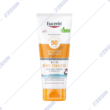  Eucerin 63040 SUN Protection Kids Sensitive Protect Dry Touch Sun gel-creme ultraleicht - gel cream ultra light 200ml SPF 50+ ultralesen gel krem so spf 50 za deca