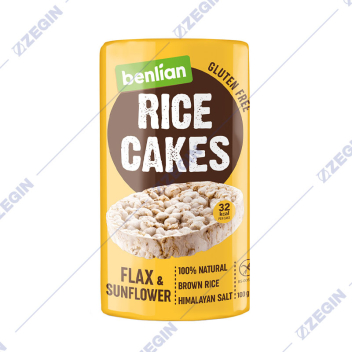 benlian rice cakes flax sunflower orizovi galeti so len i soncogled