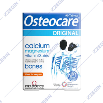 vitabiotics osteocare original calcium, magnesium, vitamin d, zinc 90 tablets  kalcium, magnezium, cink