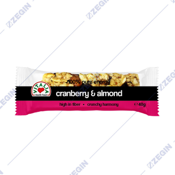 vitalia cranberry & almond crunchy harmony bar nuts bar so brusnica jatkasto ovosje i kakao badem