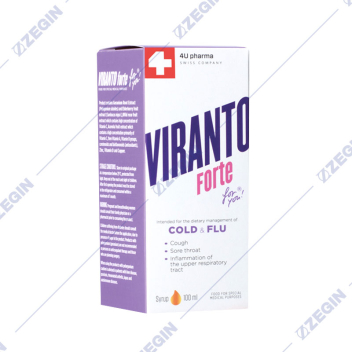 VIRANTO FORTE for you cold & flu syrup 100 ml sirup za deca viranto forte