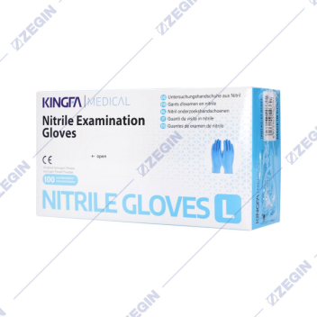 Kingfa medical nitrile examination gloves L 100 pcs nitrilni rakavici za ednokratna upotreba