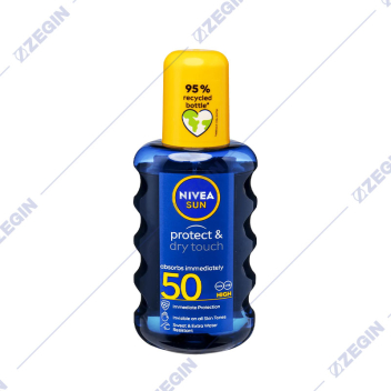 Nivea Sun Protect & Dry Touch SPF 50, 200 ml sprej za zastita od sonce
