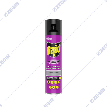 RAID 6812-3066 Spray against all kinds of insects, multi-insetto 400 ml insekticid, sprej protiv site vidovi insekti