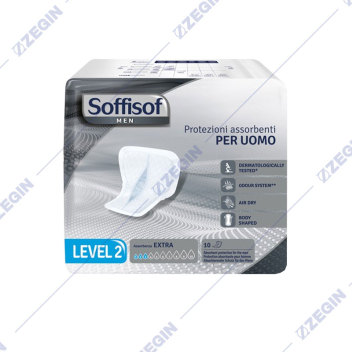 Soffisoft Men Level 2 Extra pads, 10 pcs vloski za inkontinencija za mazi