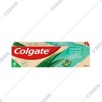 COLGATE Natural Extracts with Aloe Vera Toothpaste pasta za zabi so aloe