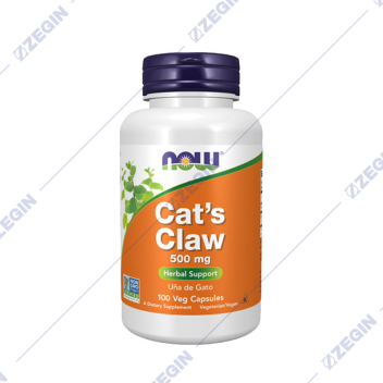 NOW Cat's Claw 500 mg, 100 capsules