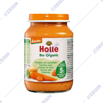 HOLLE Bio Organic Carrots and Potatoes 190g Organska kasa so kompir i morkov