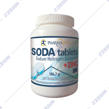 Pharmavital Soda tablets Sodium Hydrogen Carbonate + Zinc