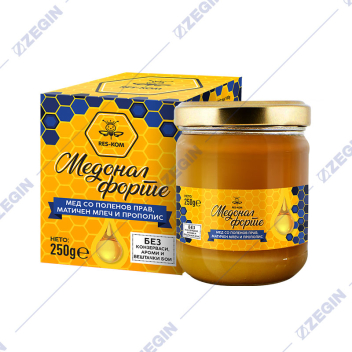 Res-Kom Medonal Forte honey with pollen, royal jelly and propolis med so polen, maticen mlec i propolis